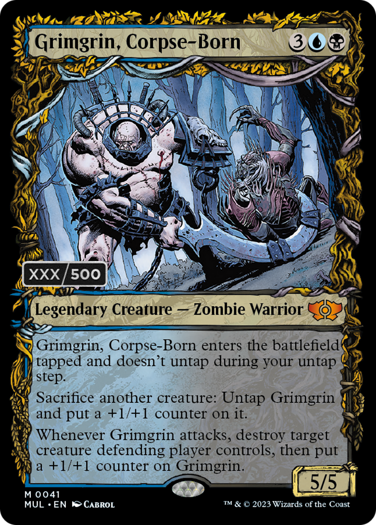 Grimgrin, Corpse-Born (Serialized) [Multiverse Legends] | Amazing Games TCG