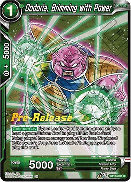 Dodoria, Brimming with Power (BT10-082) [Rise of the Unison Warrior Prerelease Promos] | Amazing Games TCG