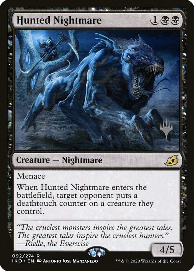 Hunted Nightmare (Promo Pack) [Ikoria: Lair of Behemoths Promos] | Amazing Games TCG