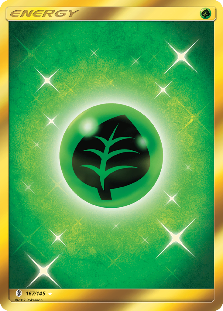 Grass Energy (167/145) [Sun & Moon: Guardians Rising] | Amazing Games TCG