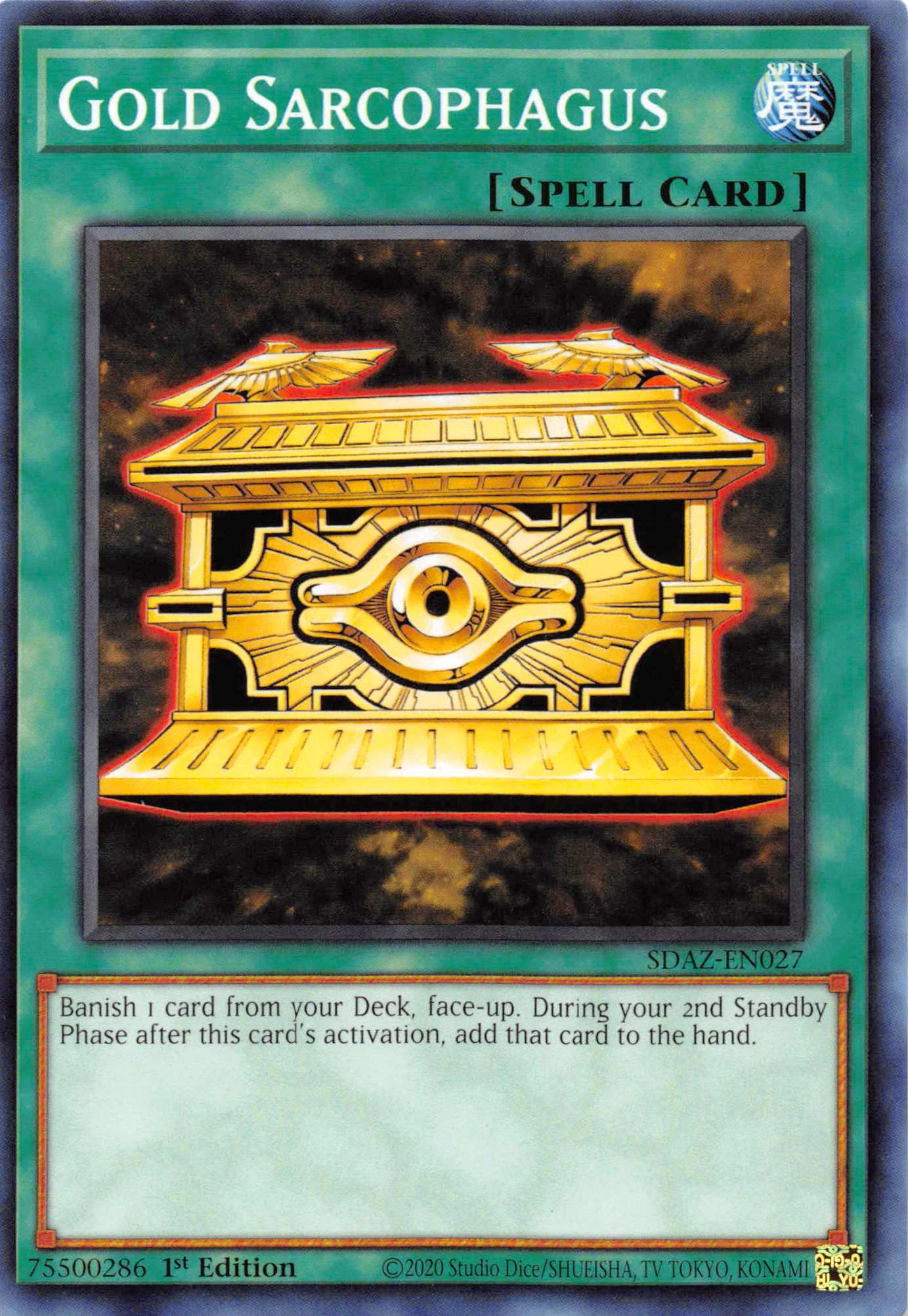 Gold Sarcophagus [SDAZ-EN027] Common | Amazing Games TCG