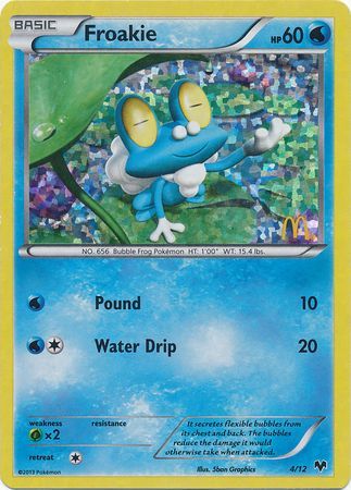 Froakie (4/12) [McDonald's Promos: 2014 Collection] | Amazing Games TCG