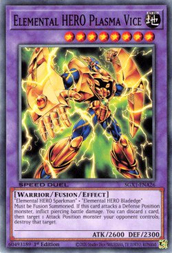 Elemental HERO Plasma Vice [SGX1-ENA26] Common | Amazing Games TCG