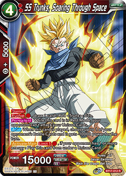 SS Trunks, Soaring Through Space (BT17-012) [Ultimate Squad] | Amazing Games TCG