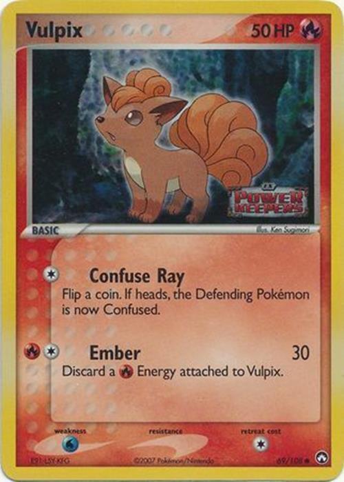 Vulpix (69/108) (Stamped) [EX: Power Keepers] | Amazing Games TCG