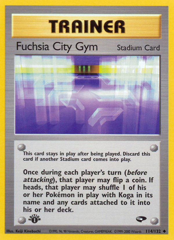 Fuchsia City Gym (114/132) [Gym Challenge 1st Edition] | Amazing Games TCG