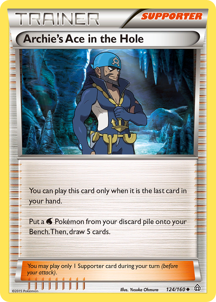 Archie's Ace in the Hole (124/160) [XY: Primal Clash] | Amazing Games TCG