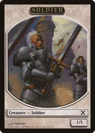 Soldier Token [Tenth Edition Tokens] | Amazing Games TCG