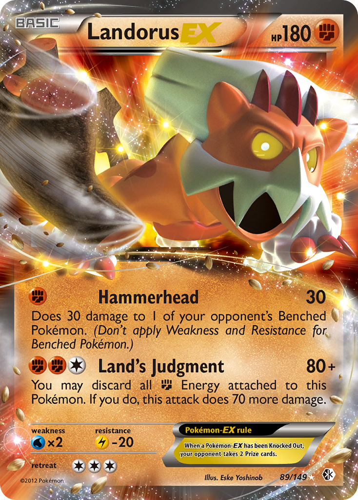 Landorus EX (89/149) [Black & White: Boundaries Crossed] | Amazing Games TCG