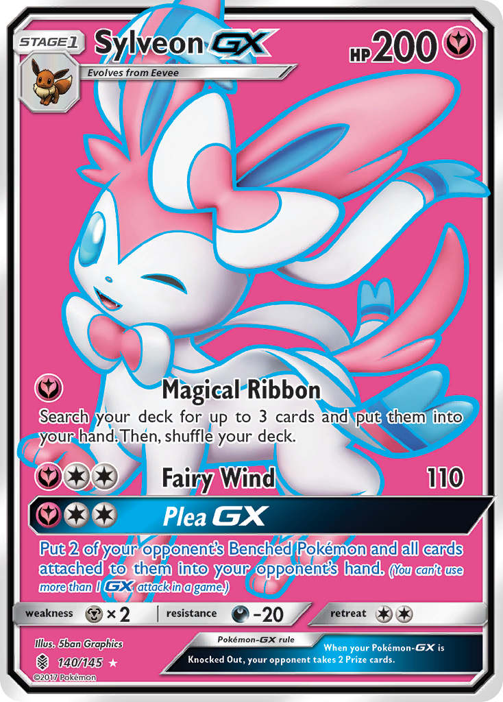 Sylveon GX (140/145) [Sun & Moon: Guardians Rising] | Amazing Games TCG