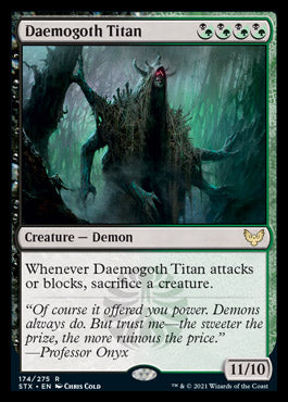 Daemogoth Titan [Strixhaven: School of Mages] | Amazing Games TCG