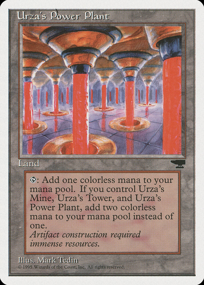 Urza's Power Plant (Red Columns) [Chronicles] | Amazing Games TCG