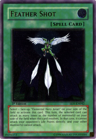 Feather Shot [EEN-EN042] Ultimate Rare | Amazing Games TCG