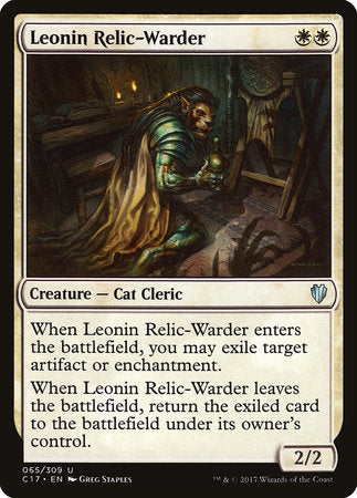 Leonin Relic-Warder [Commander 2017] | Amazing Games TCG