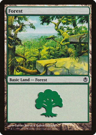 Forest (38) [Duel Decks: Ajani vs. Nicol Bolas] | Amazing Games TCG