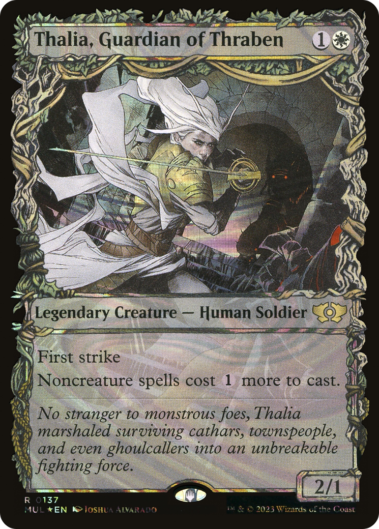 Thalia, Guardian of Thraben (Halo Foil) [Multiverse Legends] | Amazing Games TCG