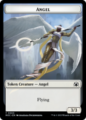 Angel (3) // Demon Double-Sided Token [March of the Machine Commander Tokens] | Amazing Games TCG