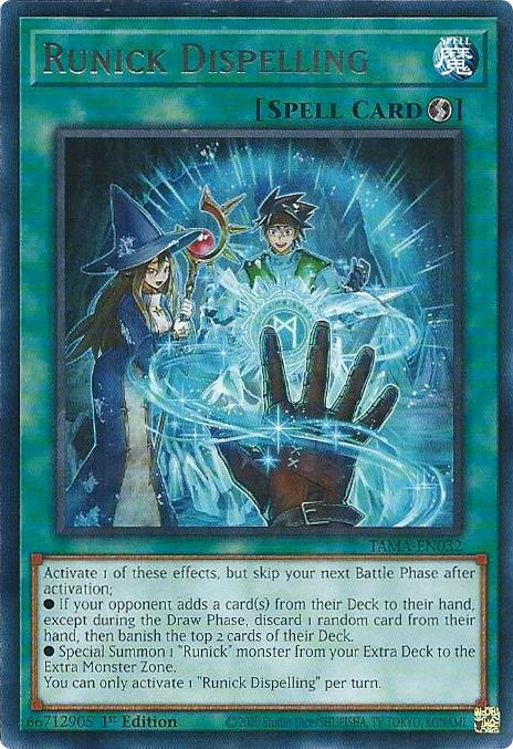 Runick Dispelling [TAMA-EN032] Rare | Amazing Games TCG