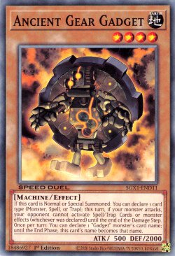 Ancient Gear Gadget [SGX1-END11] Common | Amazing Games TCG