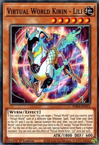 Virtual World Kirin - Lili [PHRA-EN013] Common | Amazing Games TCG