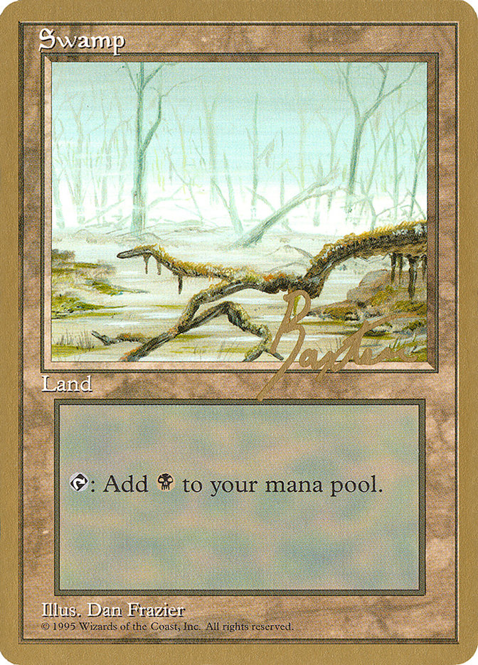 Swamp (gb372) (George Baxter) [Pro Tour Collector Set] | Amazing Games TCG