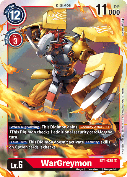 WarGreymon [BT1-025] [Release Special Booster Ver.1.0] | Amazing Games TCG