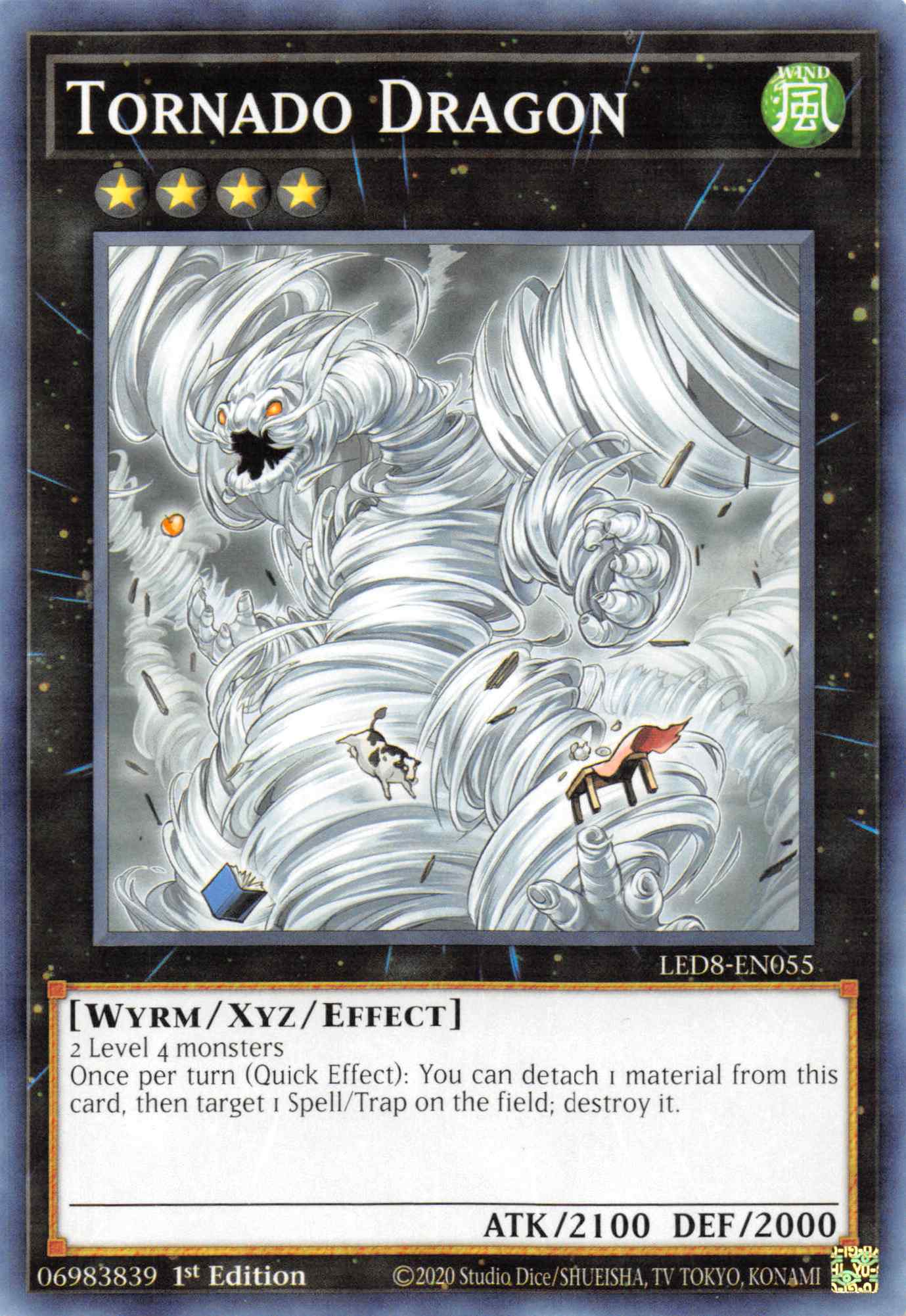 Tornado Dragon [LED8-EN055] Common | Amazing Games TCG