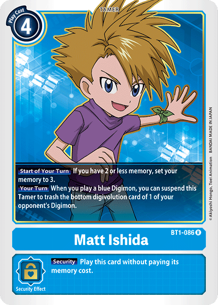 Matt Ishida [BT1-086] [Release Special Booster Ver.1.0] | Amazing Games TCG