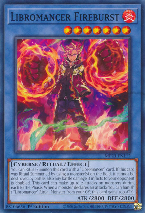 Libromancer Fireburst [MP23-EN112] Rare | Amazing Games TCG