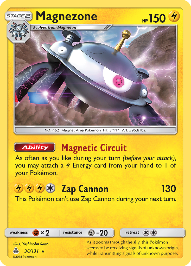 Magnezone (36/131) [Sun & Moon: Forbidden Light] | Amazing Games TCG