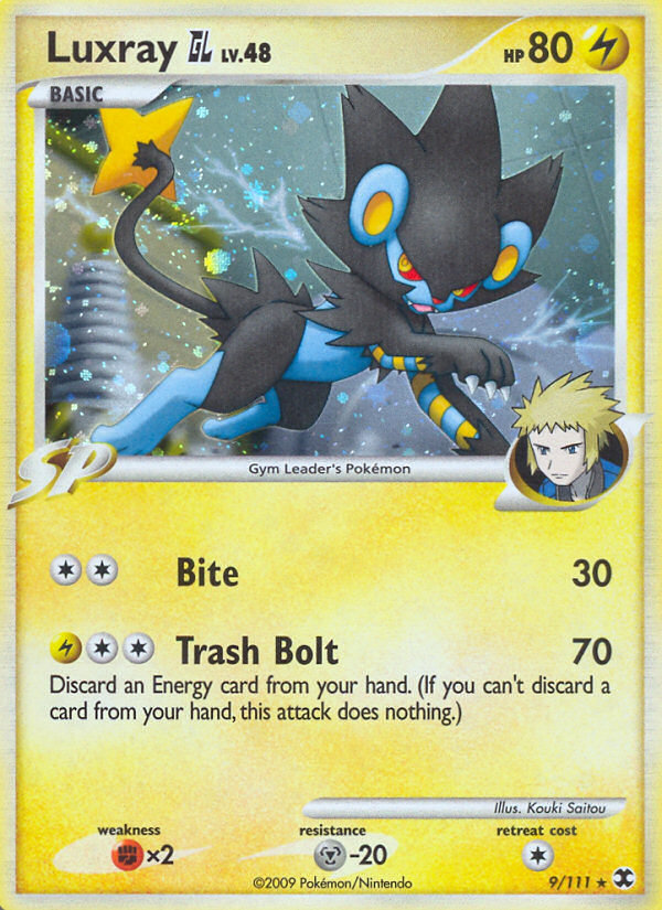 Luxray GL (9/111) [Platinum: Rising Rivals] | Amazing Games TCG