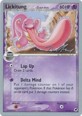 Lickitung (19/101) (Delta Species) (Legendary Ascent - Tom Roos) [World Championships 2007] | Amazing Games TCG