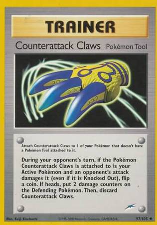 Counterattack Claws (97/105) [Neo Destiny Unlimited] | Amazing Games TCG