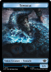 Tentacle // Food (0024) Double-Sided Token (Surge Foil) [The Lord of the Rings: Tales of Middle-Earth Tokens] | Amazing Games TCG