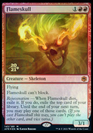 Flameskull [Dungeons & Dragons: Adventures in the Forgotten Realms Prerelease Promos] | Amazing Games TCG