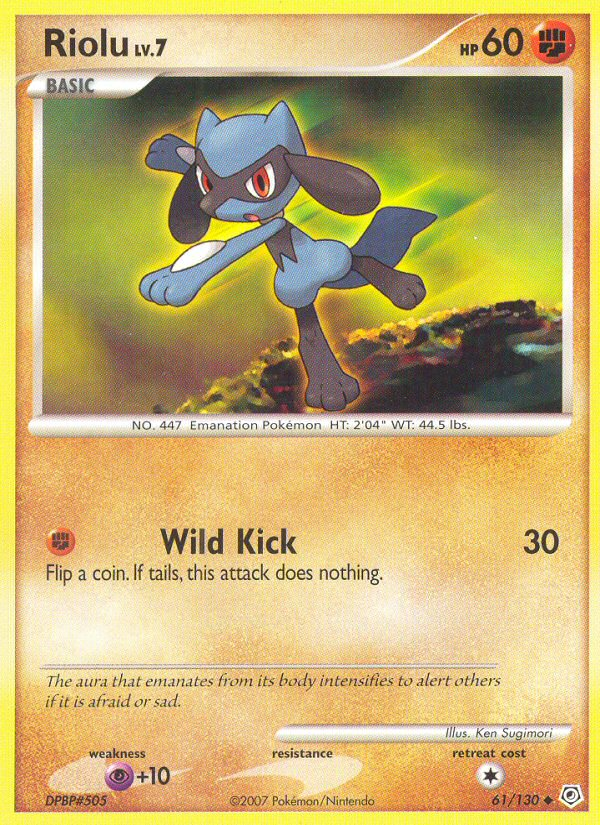 Riolu (61/130) [Diamond & Pearl: Base Set] | Amazing Games TCG