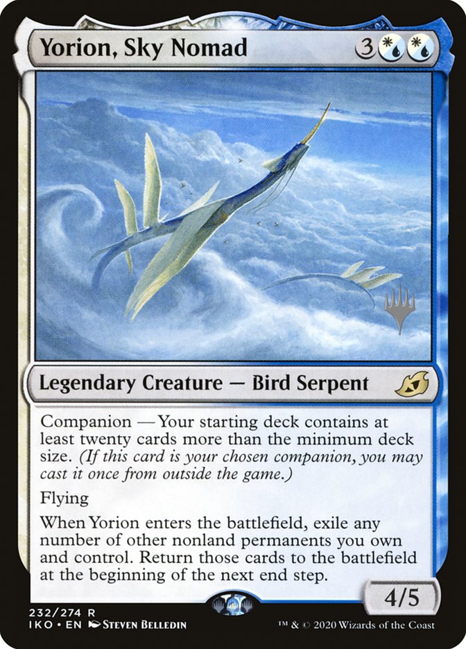 Yorion, Sky Nomad (Promo Pack) [Ikoria: Lair of Behemoths Promos] | Amazing Games TCG