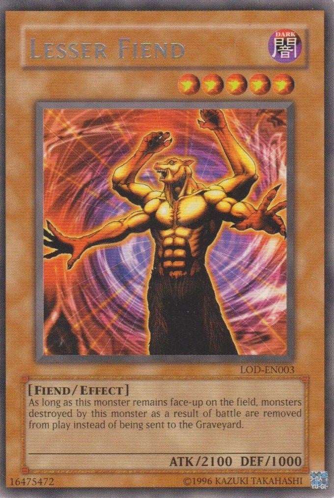 Lesser Fiend [LOD-EN003] Rare | Amazing Games TCG