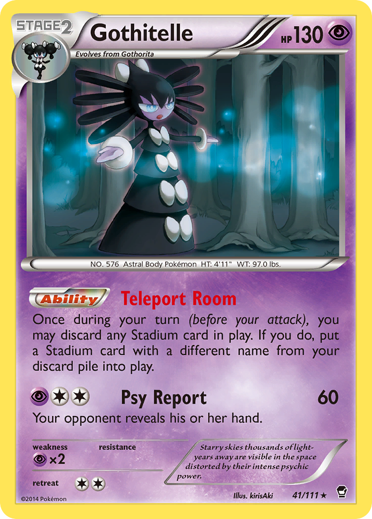 Gothitelle (41/111) [XY: Furious Fists] | Amazing Games TCG