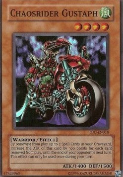 Chaosrider Gustaph [IOC-EN018] Super Rare | Amazing Games TCG