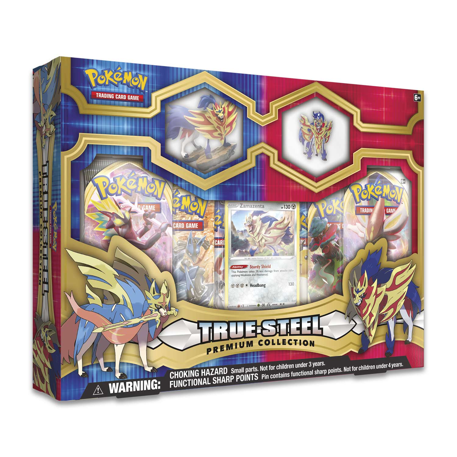 Sword & Shield: Darkness Ablaze - True Steel Premium Collection (Zamazenta) | Amazing Games TCG