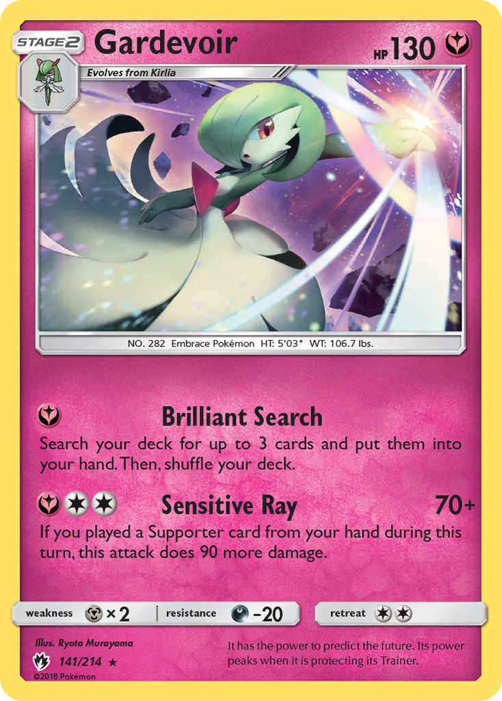 Gardevoir (141/214) [Sun & Moon: Lost Thunder] | Amazing Games TCG