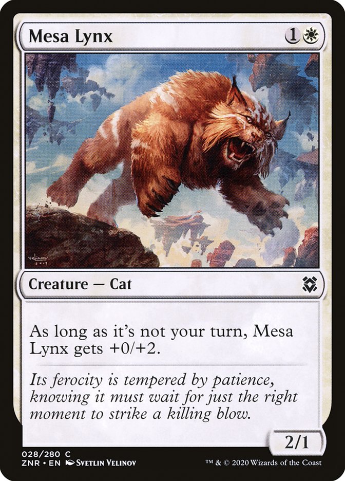 Mesa Lynx [Zendikar Rising] | Amazing Games TCG