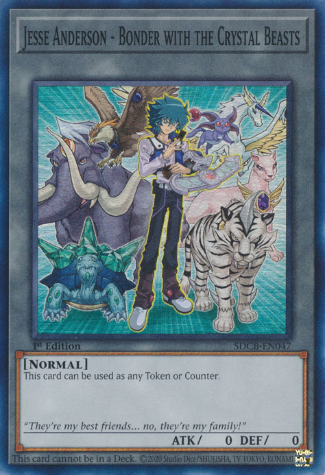 Jesse Anderson - Bonder with the Crystal Beasts [SDCB-EN047] Super Rare | Amazing Games TCG