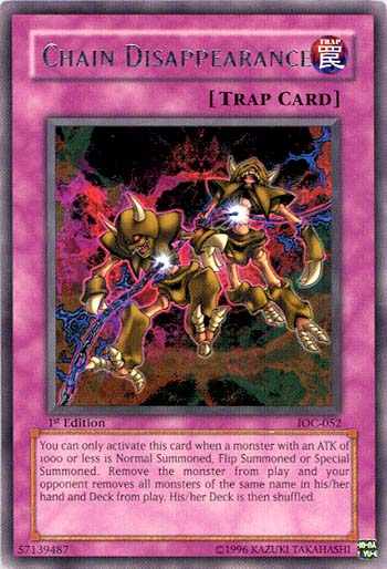 Chain Disappearance [IOC-052] Rare | Amazing Games TCG