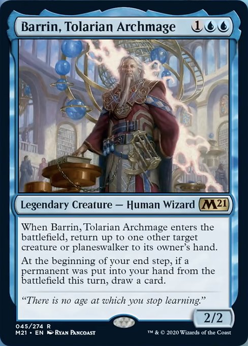 Barrin, Tolarian Archmage [Core Set 2021] | Amazing Games TCG