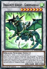 Dragunity Knight - Gormfaobhar [BLVO-EN045] Super Rare | Amazing Games TCG