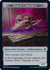 Satyr // Goblin Construct Double-Sided Token [Challenger Decks 2021 Tokens] | Amazing Games TCG