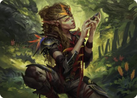 Meria, Scholar of Antiquity Art Card [Dominaria United Art Series] | Amazing Games TCG