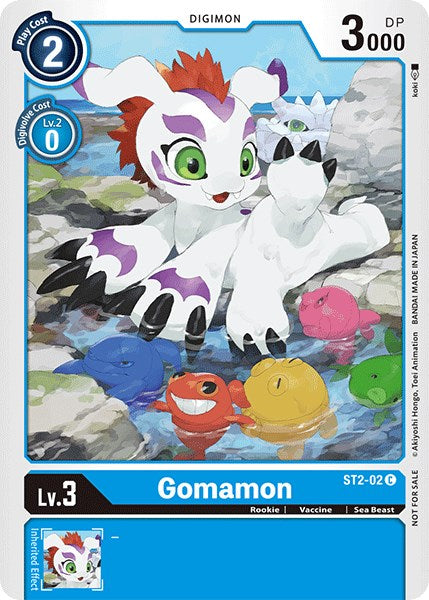 Gomamon [ST2-02] (Official Tournament Pack Vol.3) [Starter Deck: Cocytus Blue Promos] | Amazing Games TCG